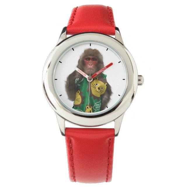 Asomonkey Siotaro children's watches.　しおたろうの子供用 Armbanduhr (Vorderseite)