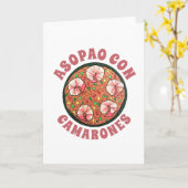 Asopao con Camarones Puerto Rican Shrimp Stew Karte (Gelbe Blume)