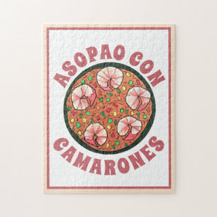 Asopao con Camarones Puerto Rican Shrimp Stew Puzzle