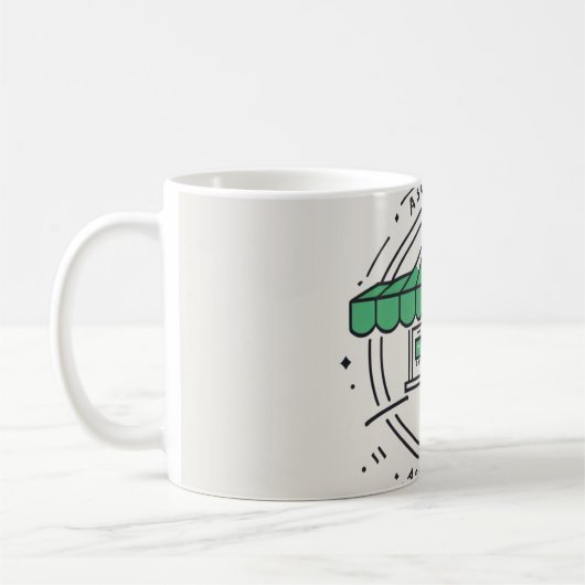 AsoptON-Tasse Kaffeetasse (Links)