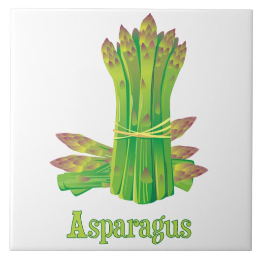 Asparagus Decorative Kitchenette Fliese (Vorderseite)