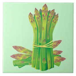 Asparagus Decorative Kitchenette Fliese