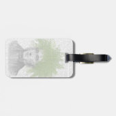 Asparagus Fern Head Pflanzen Head Gepäckanhänger (Rückseite horizontal)