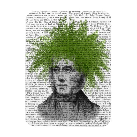 Asparagus Fern Head Pflanzen Head Magnet (Vertikal)