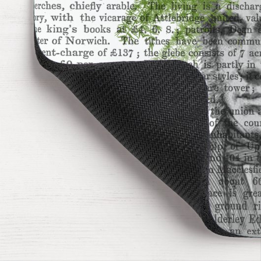 Asparagus Fern Head Pflanzen Head Mousepad (Ecke)
