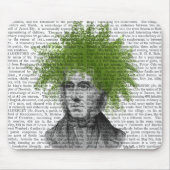 Asparagus Fern Head Pflanzen Head Mousepad (Vorne)