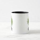 Asparagus Fern Head Pflanzen Head Tasse (Zentrum)