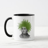 Asparagus Fern Head Pflanzen Head Tasse (Links)