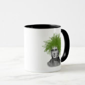 Asparagus Fern Head Pflanzen Head Tasse (VorderseiteRechts)