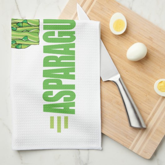 Asparagus Geschirrtuch (Viertel Falte)