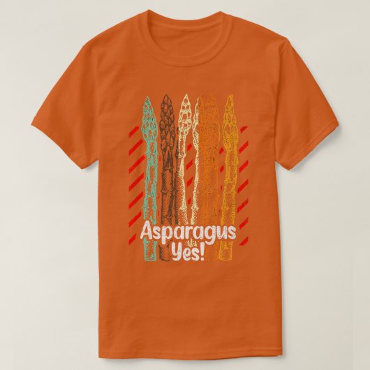 Asparagus Ja Gemüsegärtner 74 T-Shirt (Design vorne)