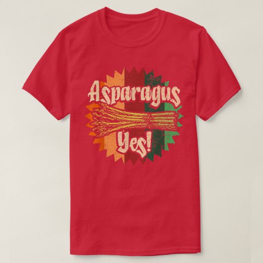 Asparagus Ja Gemüsegärtner 80 T-Shirt (Design vorne)