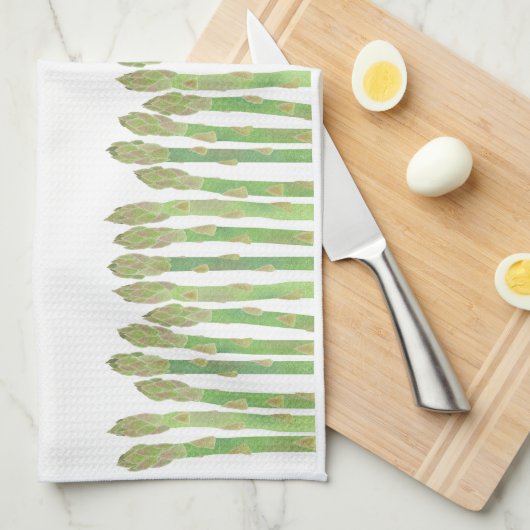 Asparagus Kitchen Towel Geschirrtuch (Viertel Falte)
