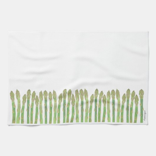Asparagus Kitchen Towel Geschirrtuch (Horizontal)