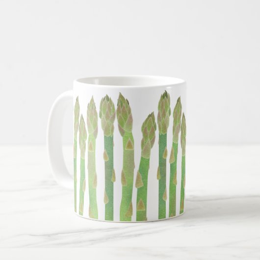 Asparagus Mug Cup Kaffeetasse (Vorderseite Links)