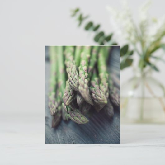Asparagus Postkarte (Stehend Vorderseite)