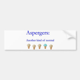 Aspbergers eine andere Art Normal Autoaufkleber