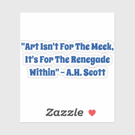 Aspekte der Kunst Aufkleber (Blatt)