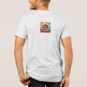 Aspekte von Diwali Tri-Blend Shirt (Rückseite)