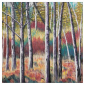 Aspen Abstrakt Pastel Forest Fabric Stoff (Nahaufnahme)
