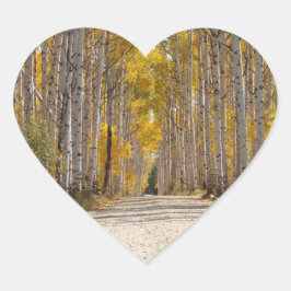 Aspen AlleyHeart Shaped Sticker