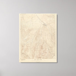 Aspen-Atlas-Blatt Leinwanddruck