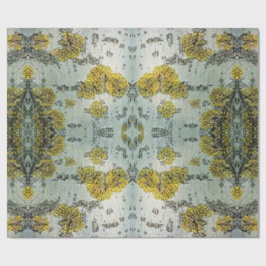 Aspen Bark Texture Geschenkpapier (Flach)