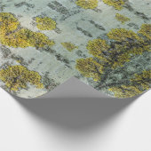 Aspen Bark Texture Geschenkpapier (Ecke)