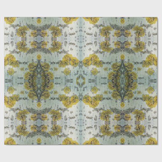 Aspen Bark Texture Geschenkpapier (Flach)