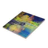 Aspen Baum im Herbst reflektiert Grant Lake Fliese (Seite)