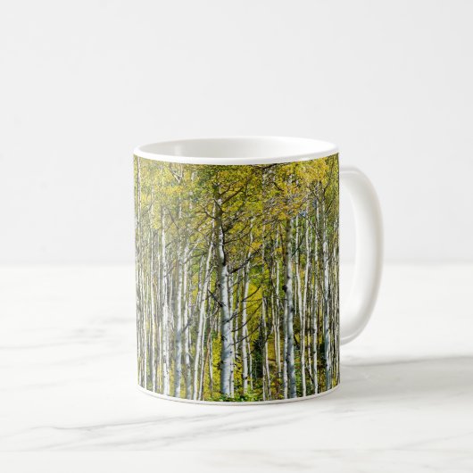 Aspen-Baum-Kaffee-Tasse Kaffeetasse (VorderseiteRechts)