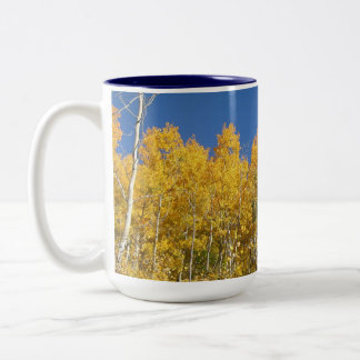 Aspen-Bäume, Colorado Zweifarbige Tasse