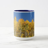 Aspen-Bäume, Colorado Zweifarbige Tasse (Mittel)