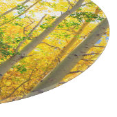 Aspen Bäume im Fall| Sierra Nevada Mountains, CA Schneidebrett (Ecke)