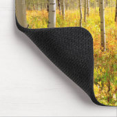 Aspen Bäume im Herbst in den Rockies Mousepad (Ecke)