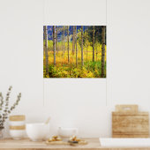 Aspen Bäume im Herbst in den Rockies Poster (Küche)