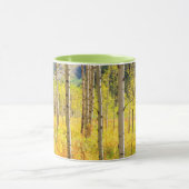 Aspen Bäume im Herbst in den Rockies Tasse (Zentrum)