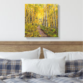 Aspen-Bäume im Herbst Leinwanddruck (Insitu (Schlafzimmer))