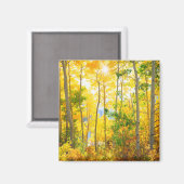Aspen-Bäume im Herbst | Sierra Nevada, CA Magnet (Vorderseite/Rückseite)