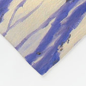 Aspen Bäume im Wald Fleecedecke (Ecke)