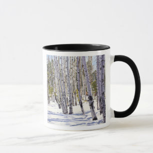 Aspen Bäume im Wald Tasse