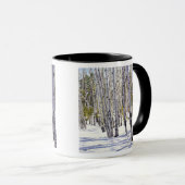 Aspen Bäume im Wald Tasse (VorderseiteRechts)