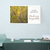 Aspen Bäume im Waldbanner Banner (Messeveranstaltung)