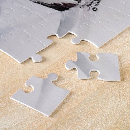 Aspen-Bäume im Winterpuzzlespiel Puzzle (Seite)