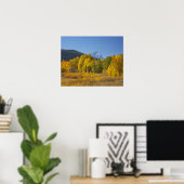 Aspen Bäume mit dem Teton-Gebirge Poster (Heimbüro)