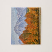 Aspen Bäume mit dem Teton-Gebirge Puzzle (Vertikal)