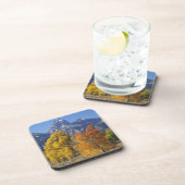 Aspen Bäume mit dem Teton-Gebirge Untersetzer (Rechte Seite)