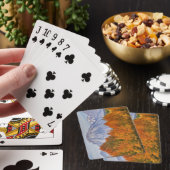 Aspen-Bäume mit dem Teton Gebirgszug 5 Spielkarten (In Situ)