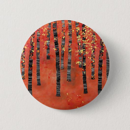 Aspen Birch Forest Button (Vorderseite)