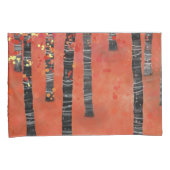 Aspen Birch Tree Landschaft Kissenbezug (Vorderseite-Rechts)